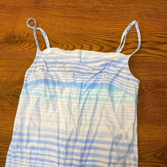 🌷 Bella Dahl🌷 Blue White Adjustable Strap Dress - Picture 3 of 6